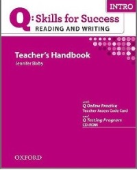 Q SKILLS FOR SUCCESS Reading and Writing Intro Teachers Handbook
